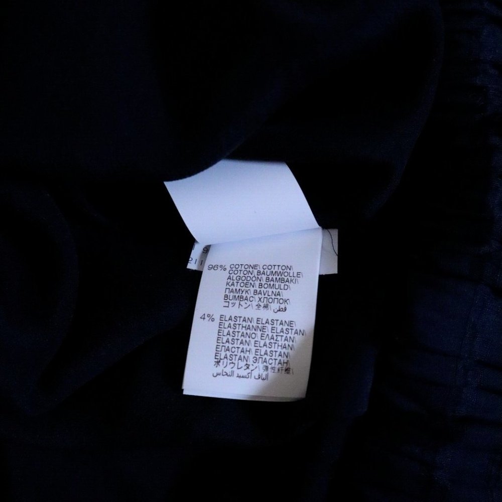 Brunello Cucinelli Idi Midi Dress Off Shoulders Navy Raffia Monili Belt Medium - Picture 15 of 15